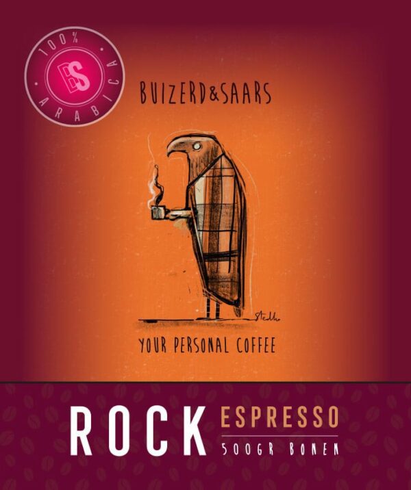 Rock Espresso gebrande koffiebonen 500g